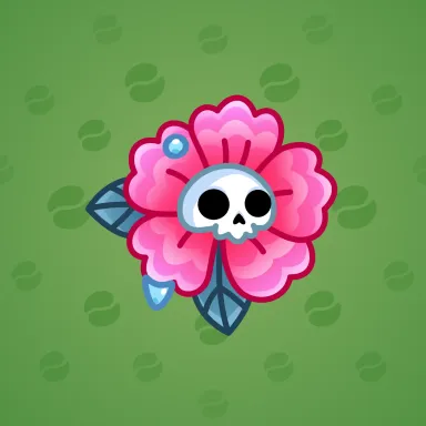Skull Flower #16491