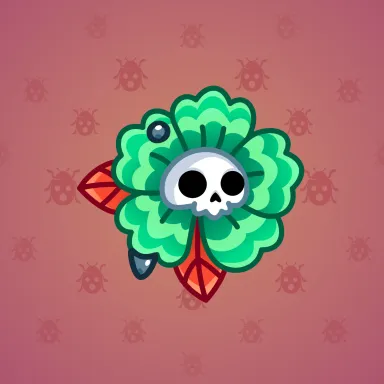 Skull Flower #16622