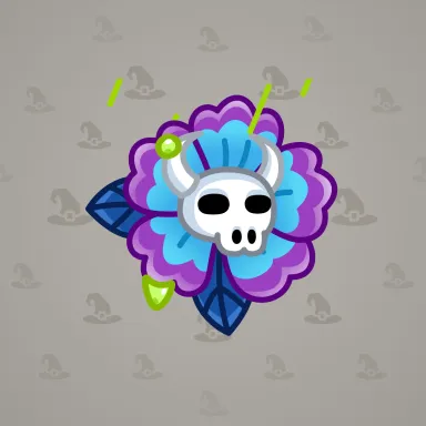 Skull Flower #17126