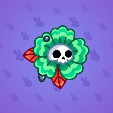 Skull Flower #17435