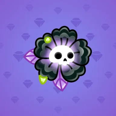 Skull Flower #17500