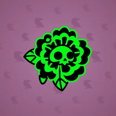 Skull Flower #18853