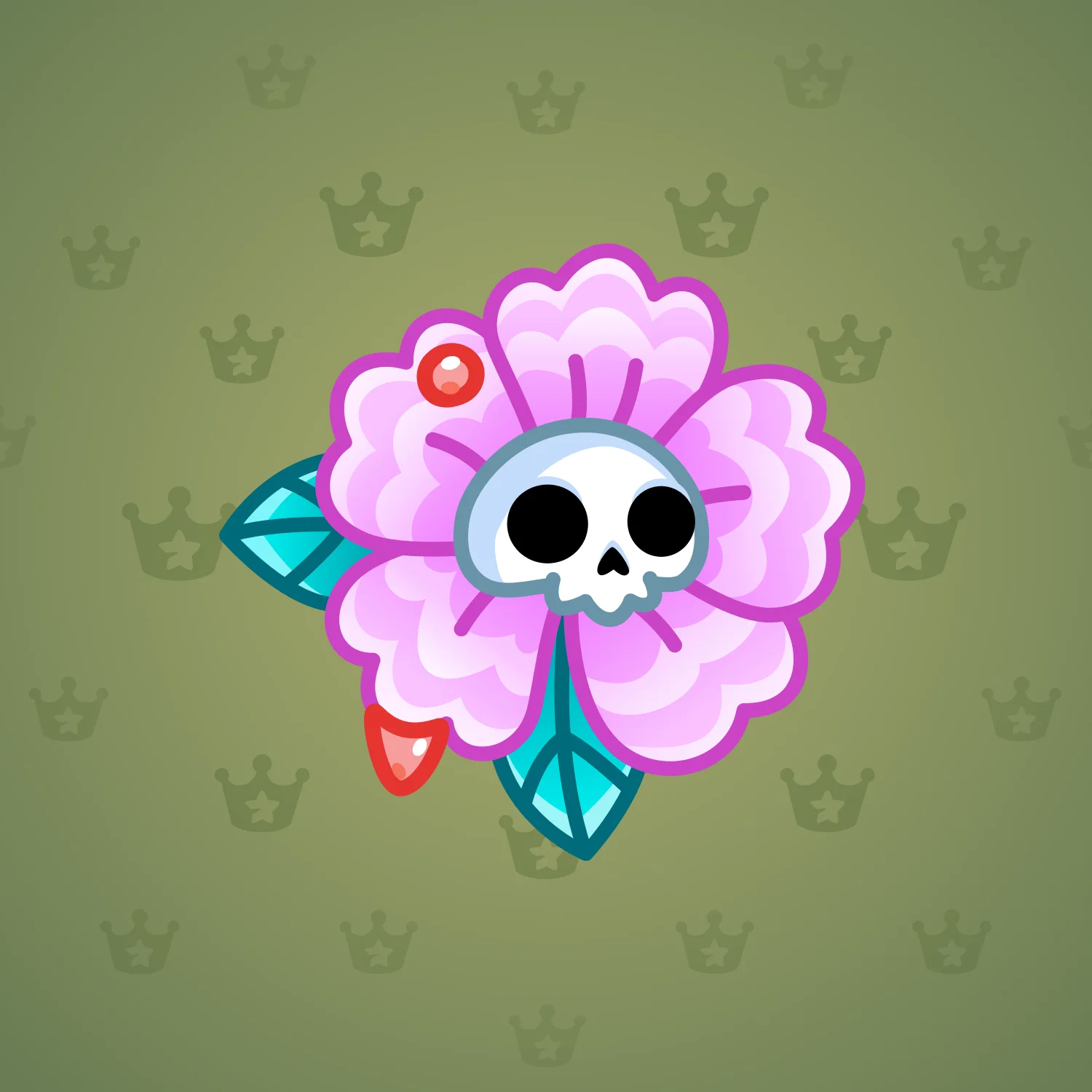 Skull Flower #20526