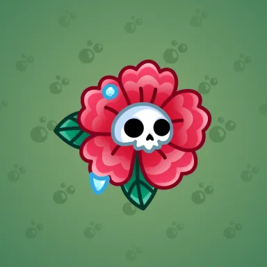 Skull Flower #2092