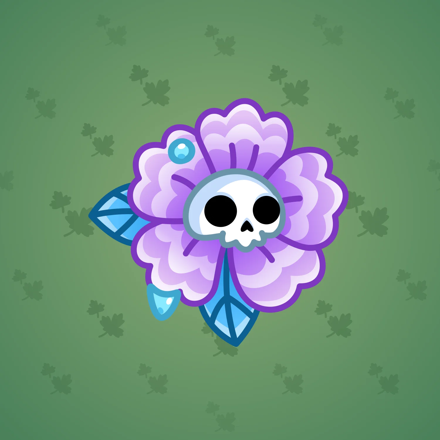 Skull Flower #21666