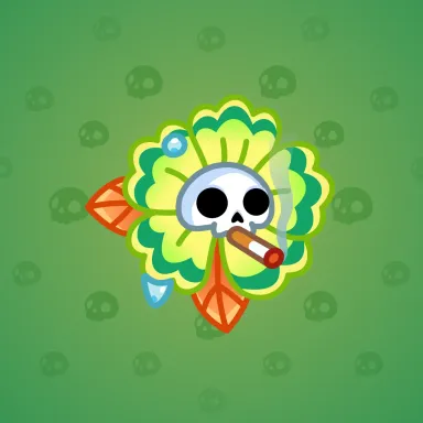 Skull Flower #2380