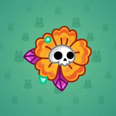 Skull Flower #2413