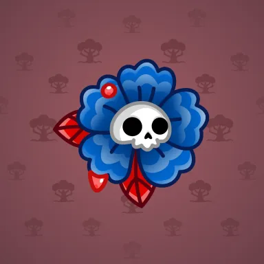 Skull Flower #2448