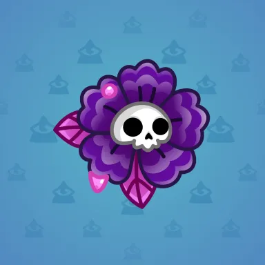 Skull Flower #2473