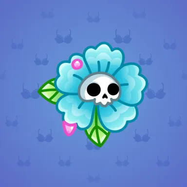 Skull Flower #2627