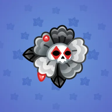 Skull Flower #3498