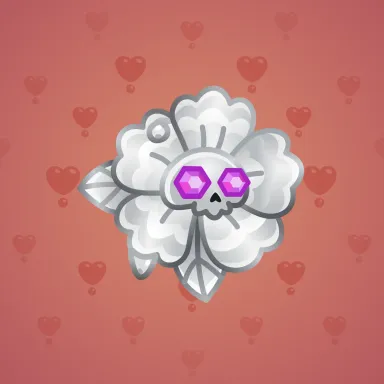 Skull Flower #3557