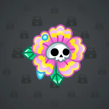Skull Flower #4625