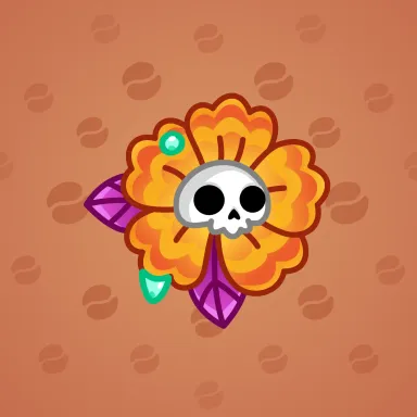 Skull Flower #4634