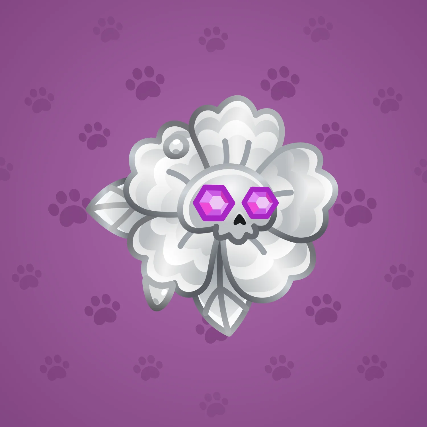 Skull Flower #4639
