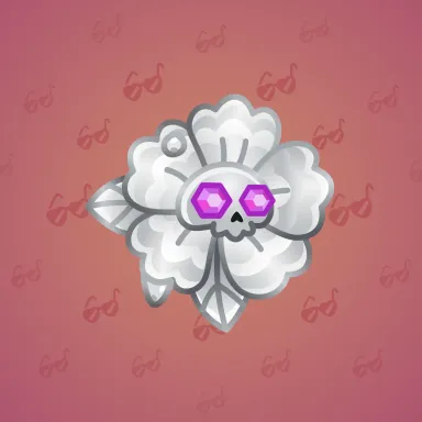 Skull Flower #4644