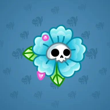 Skull Flower #5045