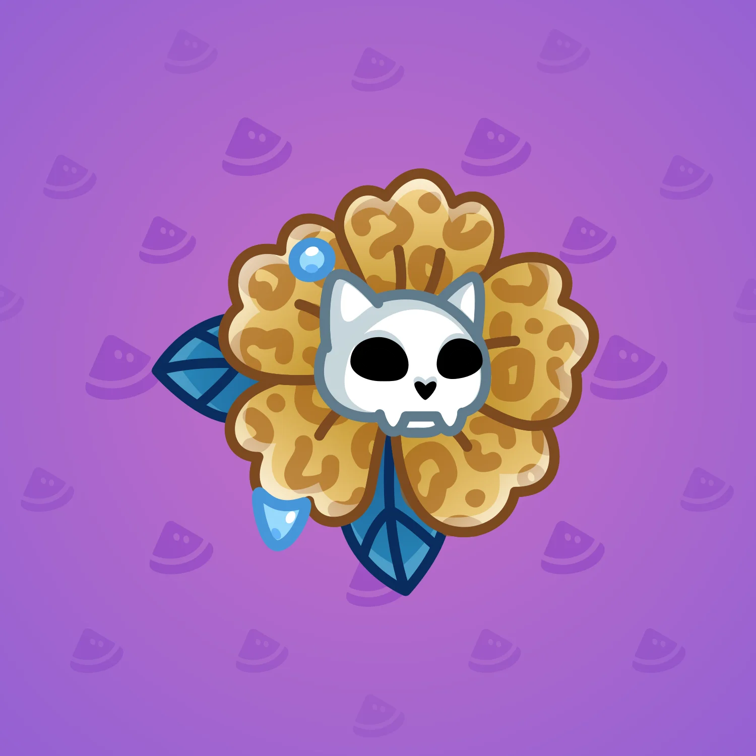 Skull Flower #6448
