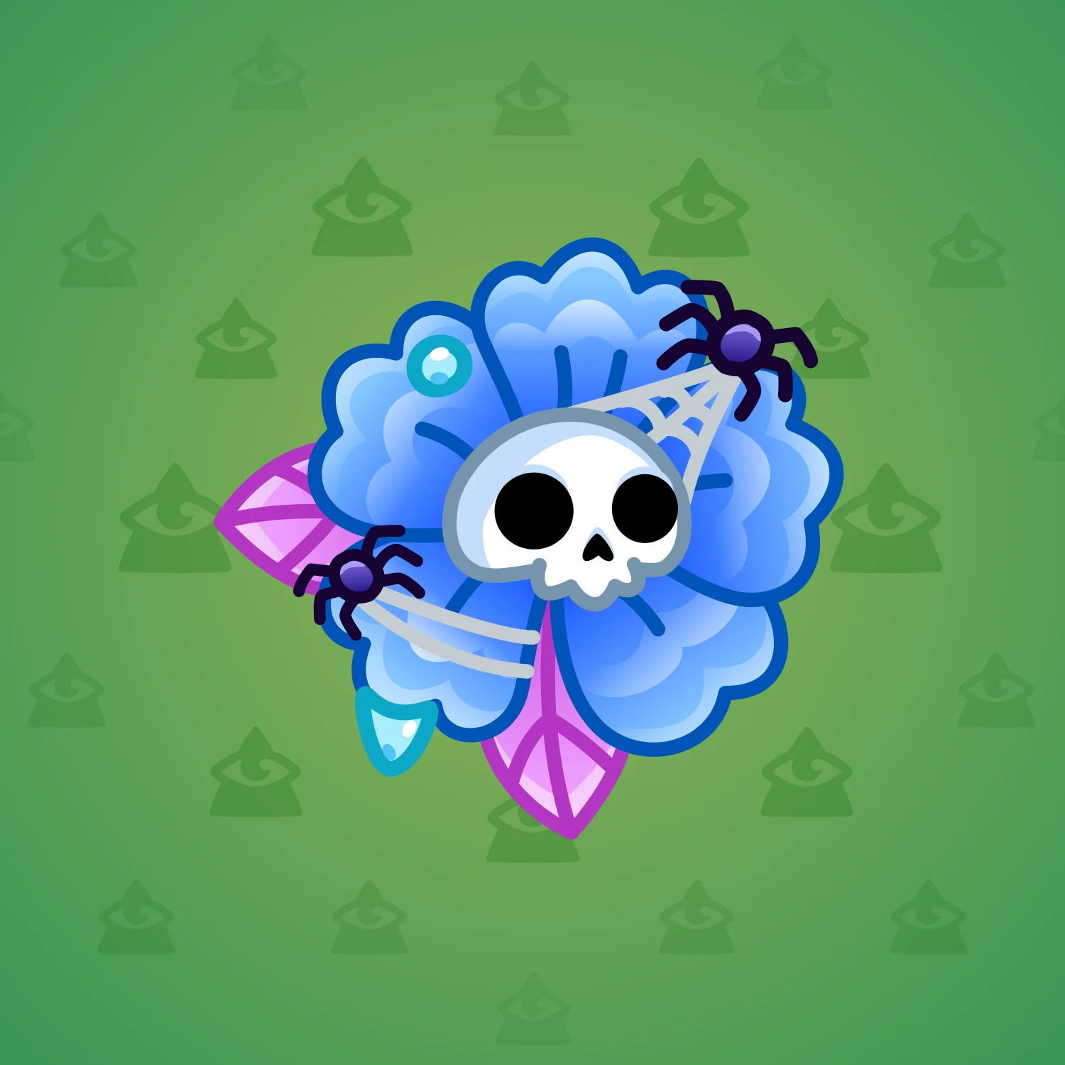 Skull Flower #6586