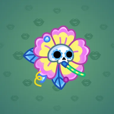 Skull Flower #681