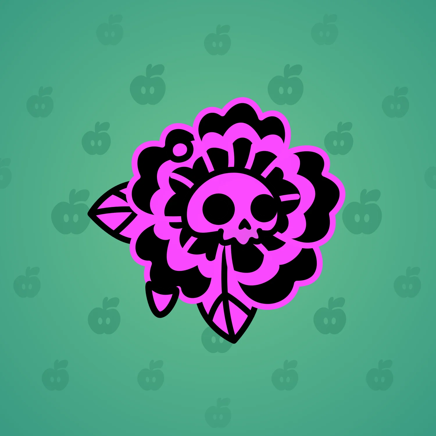 Skull Flower #7395