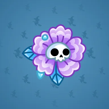 Skull Flower #7649