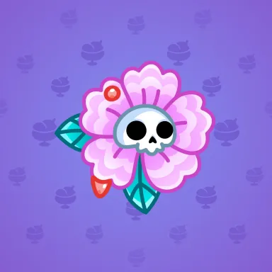 Skull Flower #9096