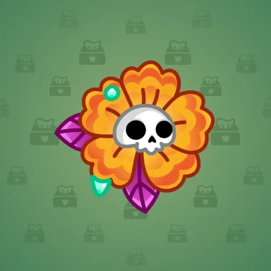 Skull Flower #9290