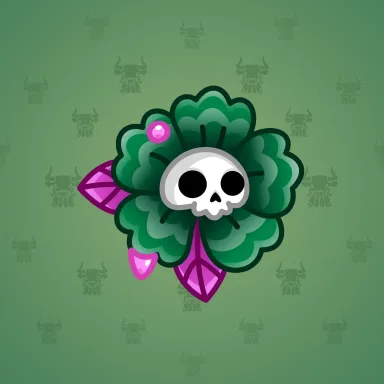 Skull Flower #9503