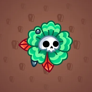Skull Flower #9545