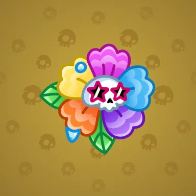 Skull Flower #9550