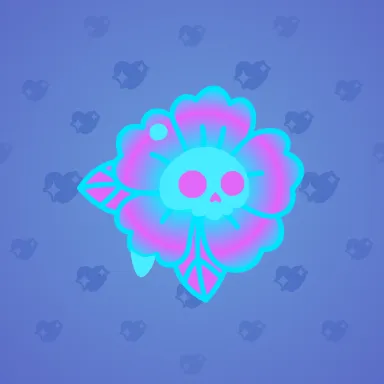 Skull Flower #9764