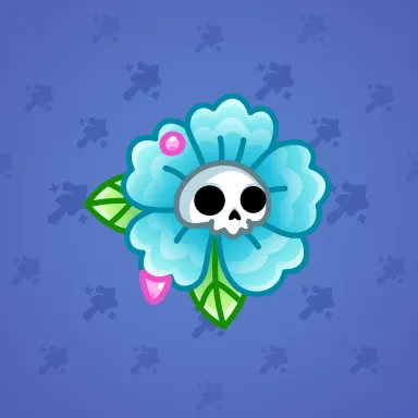 Skull Flower #9991