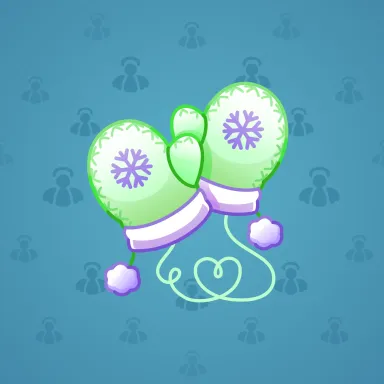 Snow Mittens #1636