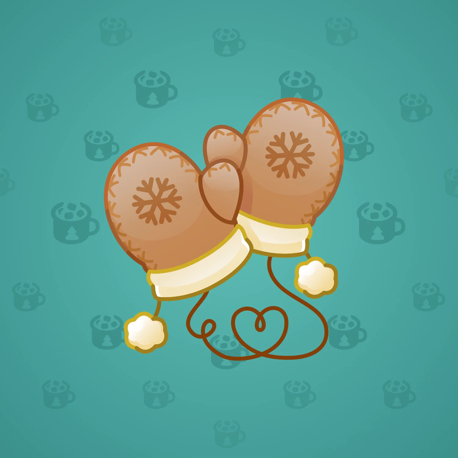 Snow Mittens #1854