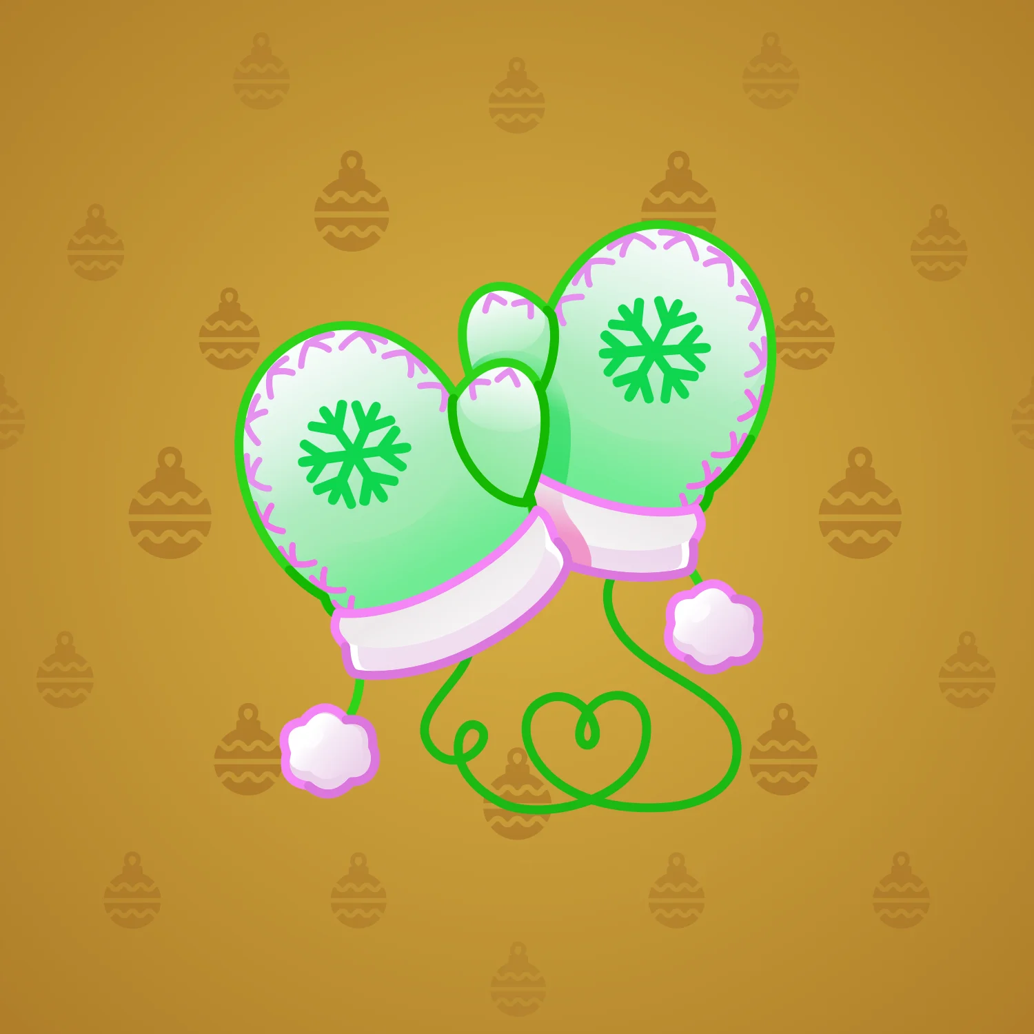 Snow Mittens #24560