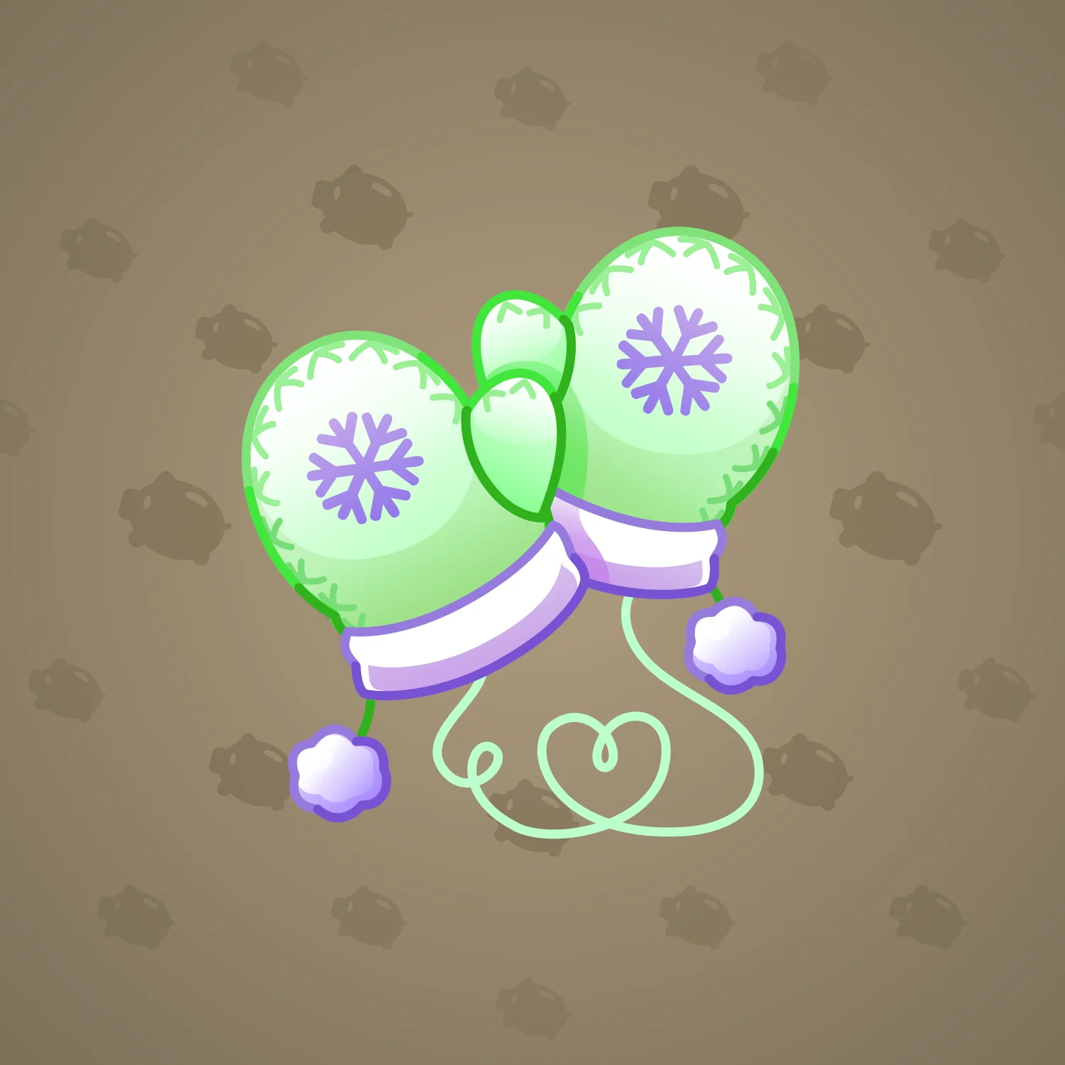 Snow Mittens #25621