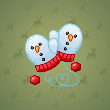 Snow Mittens #31608