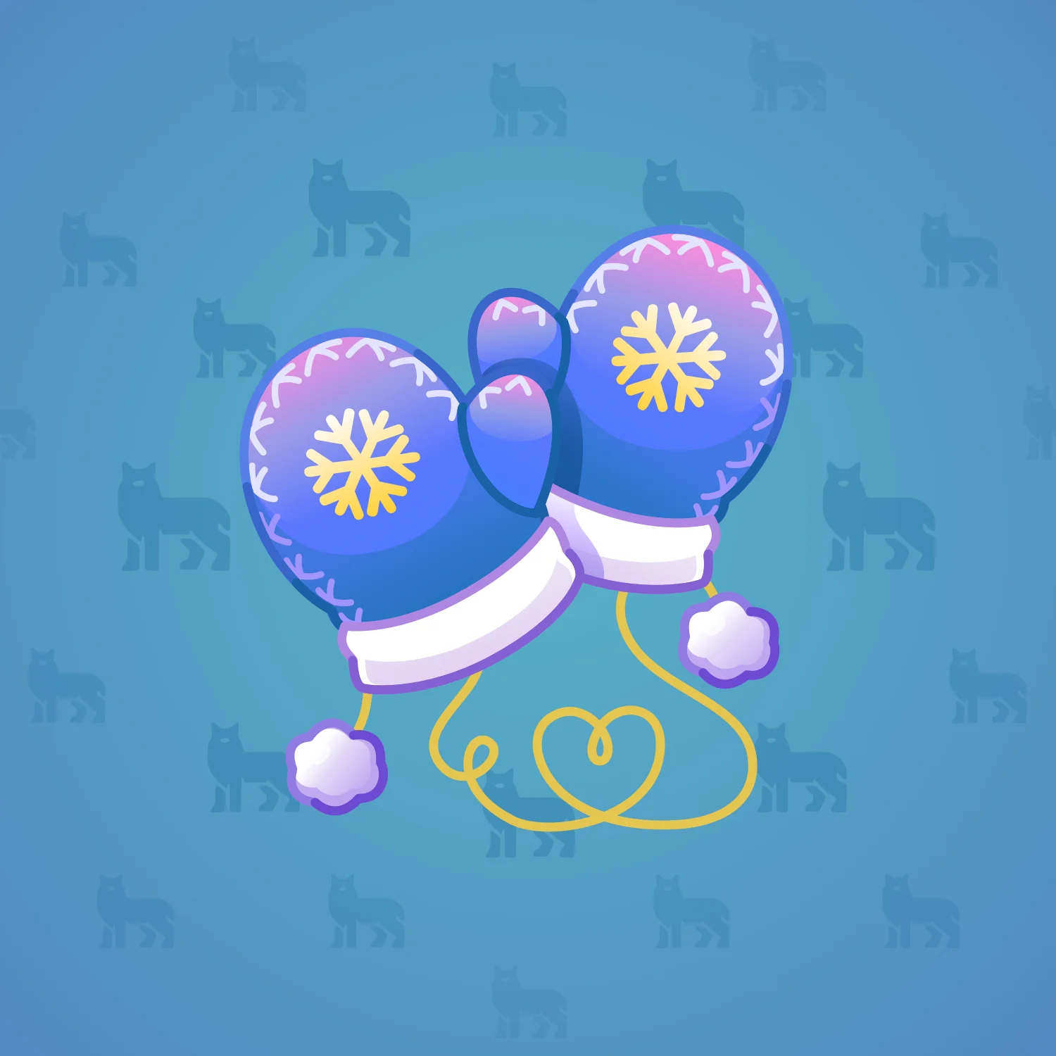 Snow Mittens #7695